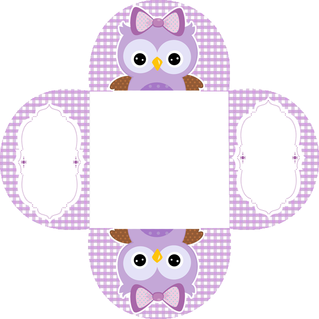 Purple Owl, Owl Parties, Baby Shawer, Baby Owls, Large - Party (645x645), Png Download