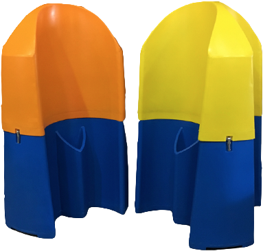 Plastic 3 Station Urinal - Plastic (500x500), Png Download