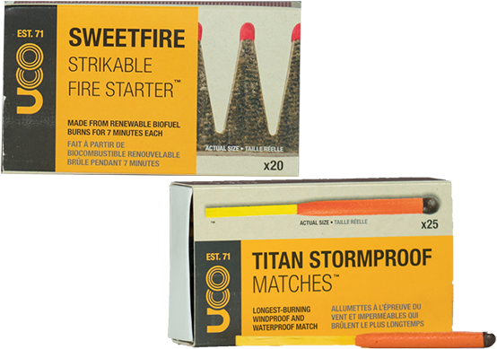 Matches&firestarter - Industrial Revolution Uco Titan Stormproof Matches (600x600), Png Download
