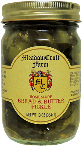 Bread & Butter Pickle - Meadowcroft (2 Pack) Sweet German Pickles - Authentic (295x500), Png Download