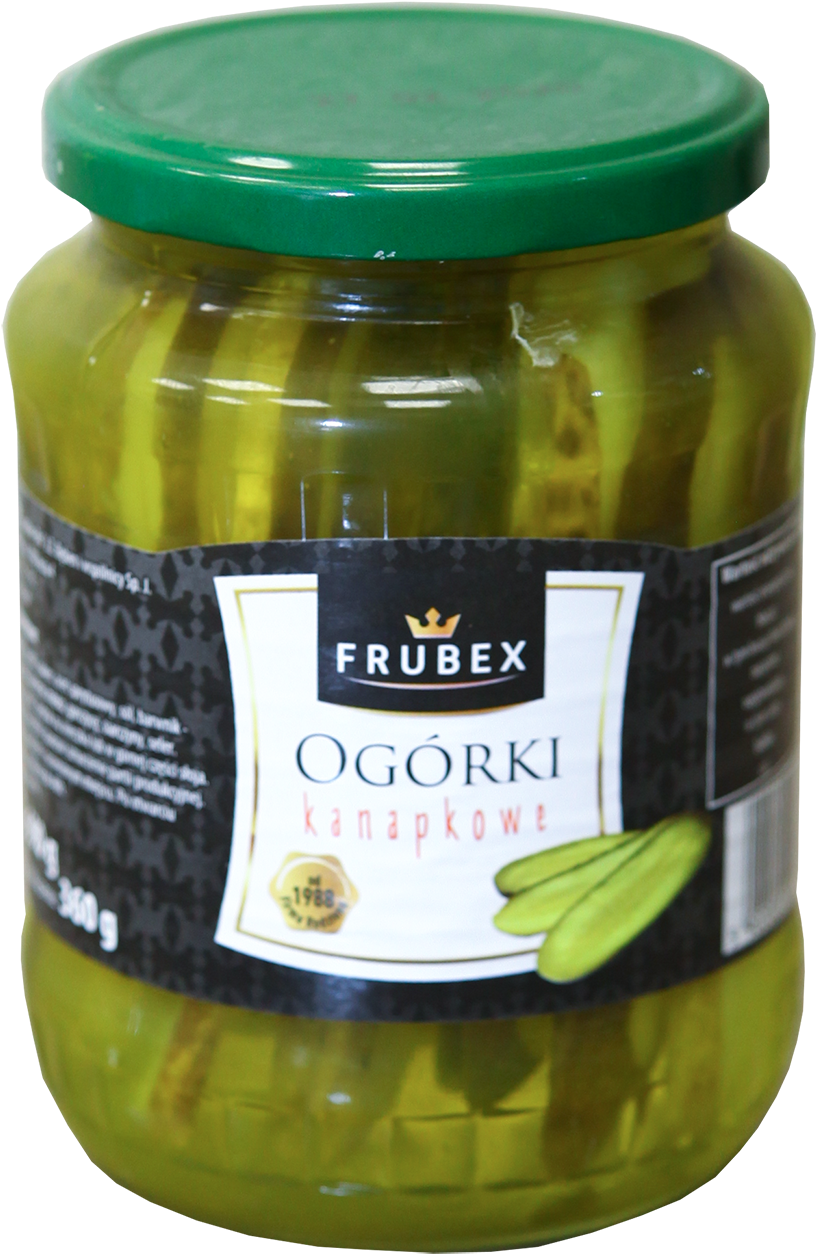 Frubex Cutted Dill Pickles** - Pepperoni (983x1382), Png Download