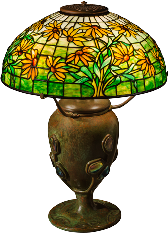 Black-eyed Susan Shade - Tiffany Lamp (656x656), Png Download