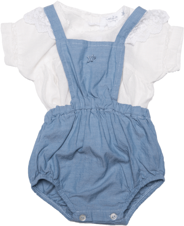 Tocoto Vintage Lace Trim Bubble W/ Open Back Top - Lace (900x900), Png Download