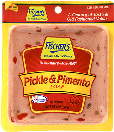 Fischer's Pickle & Pimento Loaf 6 Oz - Fischers Pickle & Pimento Loaf - 6 Oz (440x440), Png Download