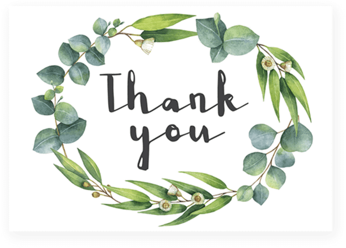 Green Wreath Thank You Cards Printable By Littlesizzle - 樹,記得自己的童年:一位女科學家勇敢追尋生命真理的故事 (819x1024), Png Download