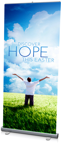 Discover Hope Banner 3'x6 - Blessed Life: Four Principles God Promises (372x525), Png Download