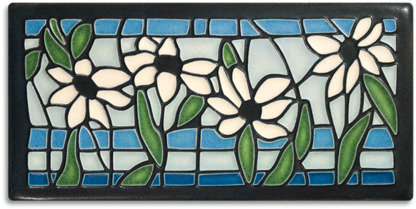 Black-eyed Susan - Stained Glass (600x600), Png Download