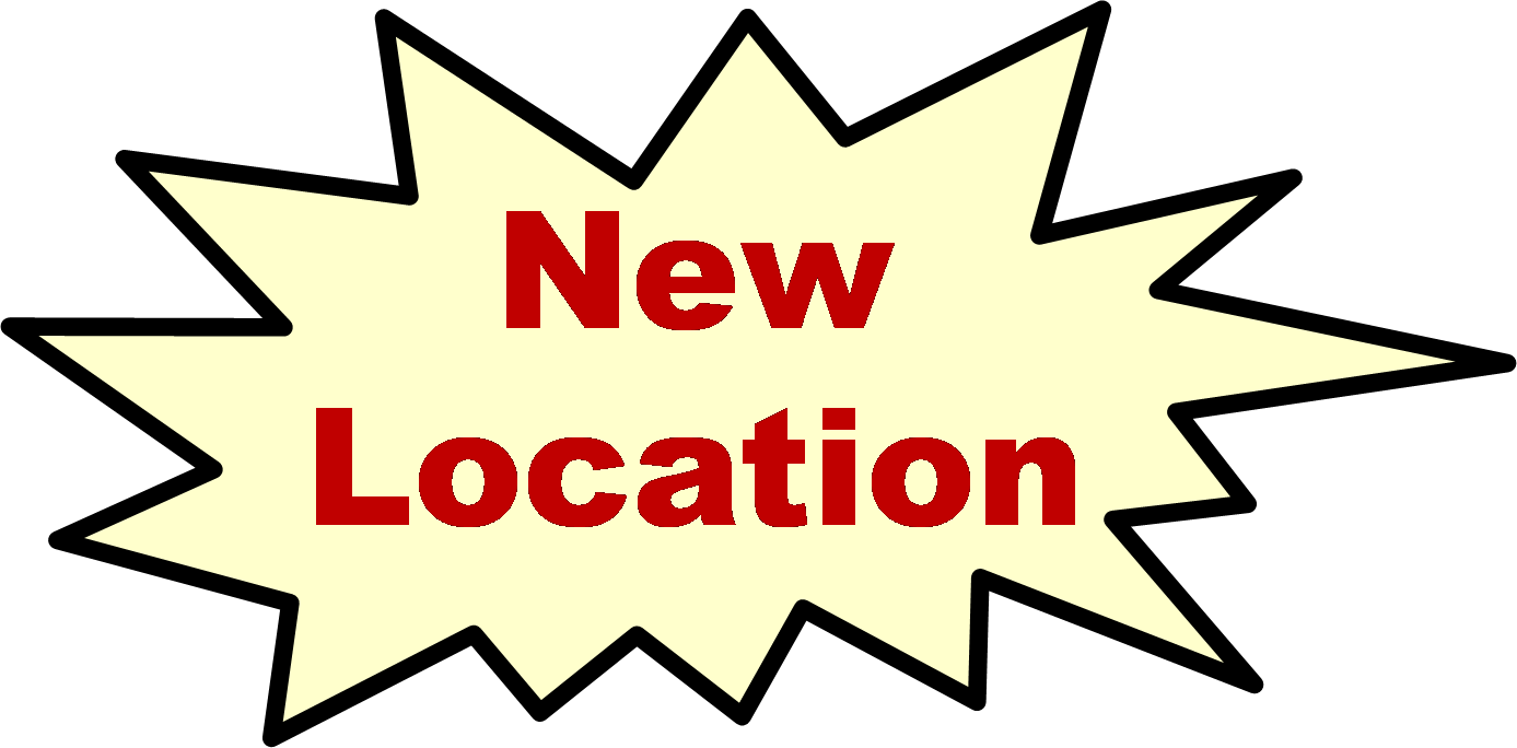 New - New Location Clipart (1387x684), Png Download
