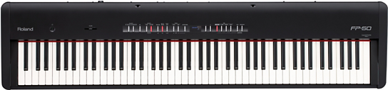 Add To Cart - Roland Fp-50 Bk (543x599), Png Download