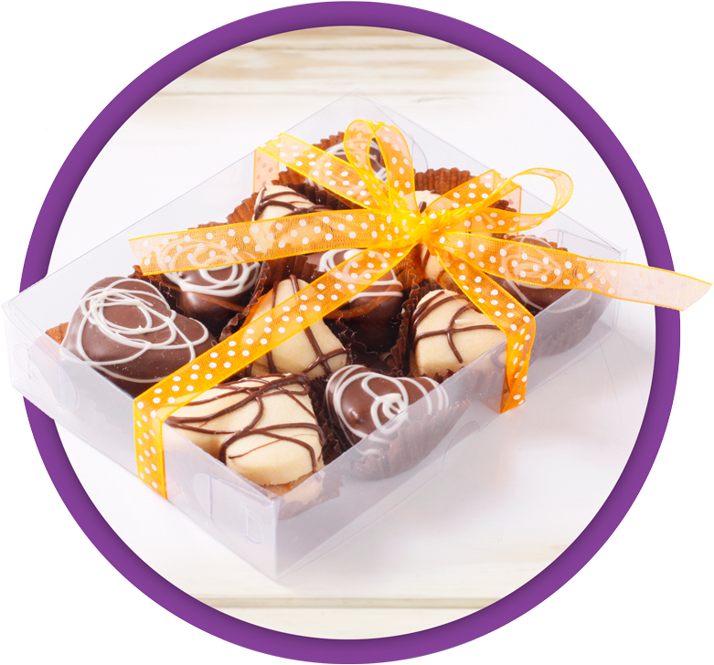 Caja Regalo Trufas De Brownie Y Alfajores - Sloane Square (800x793), Png Download