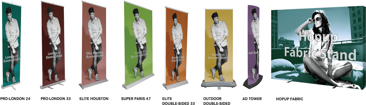 The Banner Stands We Carry, So You Can Know Exactly - Standing (1243x400), Png Download