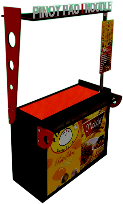 O'noodle And Egglog 2in1 Food Cart - Video Game Arcade Cabinet (960x945), Png Download