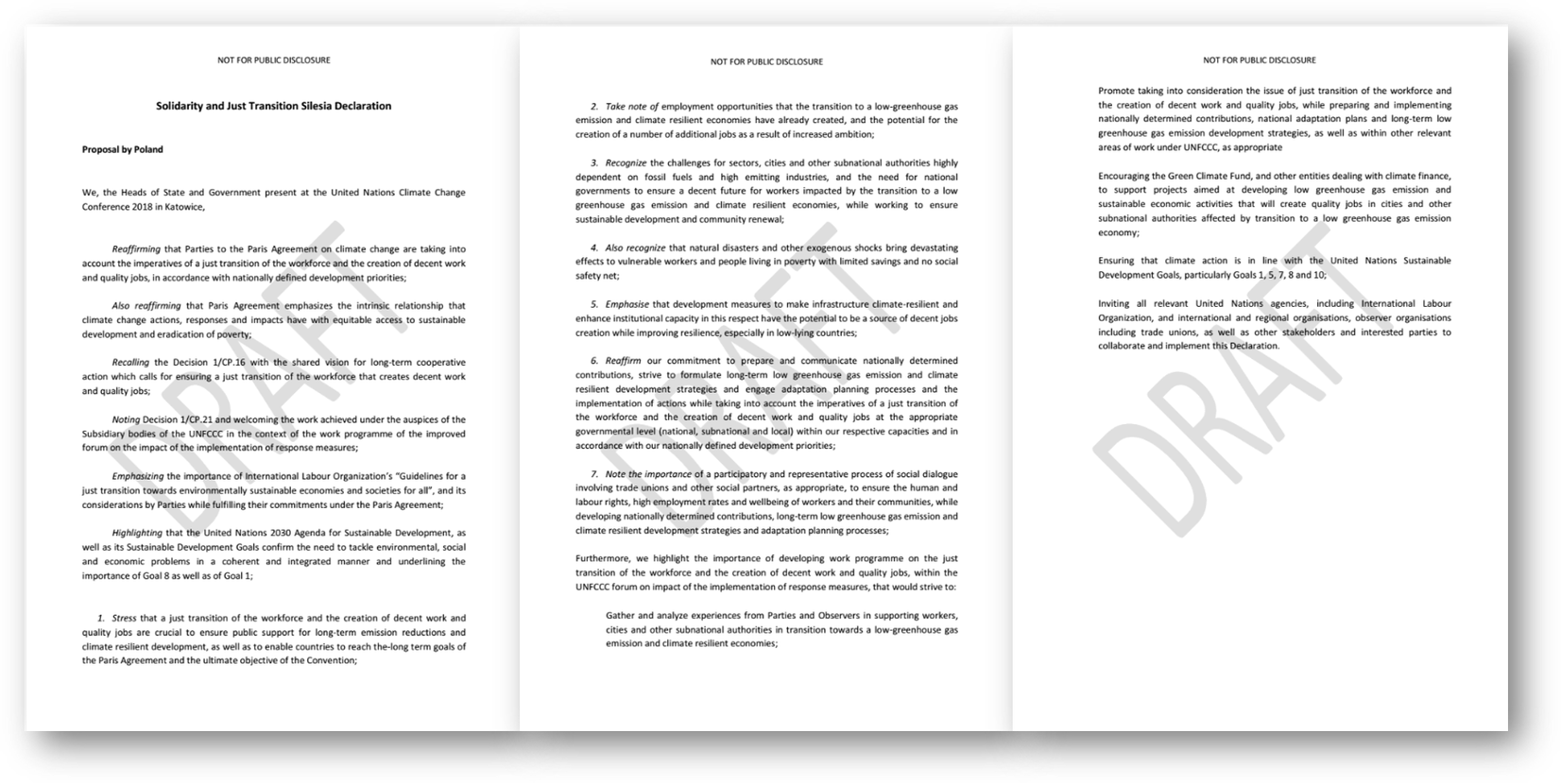 Poland's Un Climate Leadership Emphasises Need For - Just Transition (1652x830), Png Download