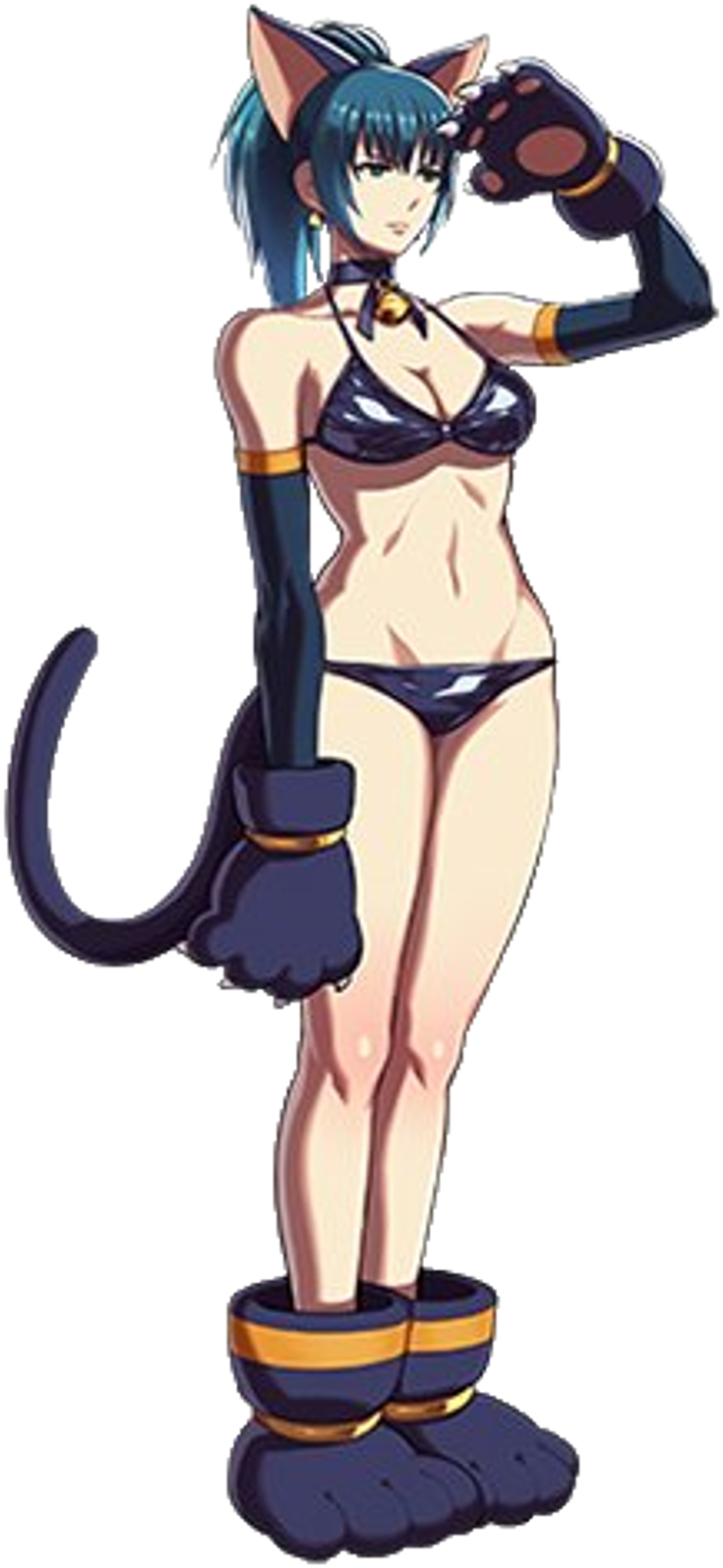 Cat Ears Leona Snk Heroines Tag Team Frenzy - Snk Heroines Tag Team Frenzy Leona (1200x1600), Png Download