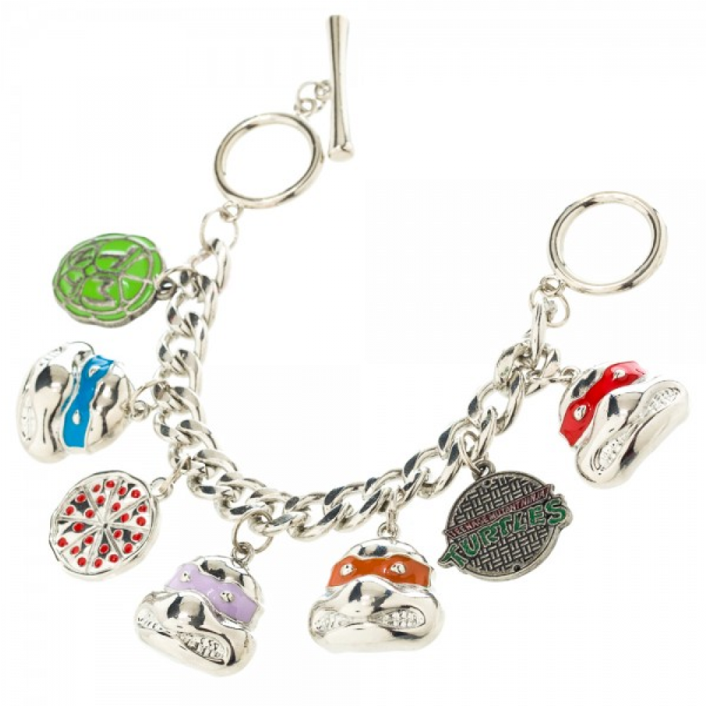 Cerise Fashion Teenage Mutant Ninja Turtles Charm Bracelet (1000x1231), Png Download