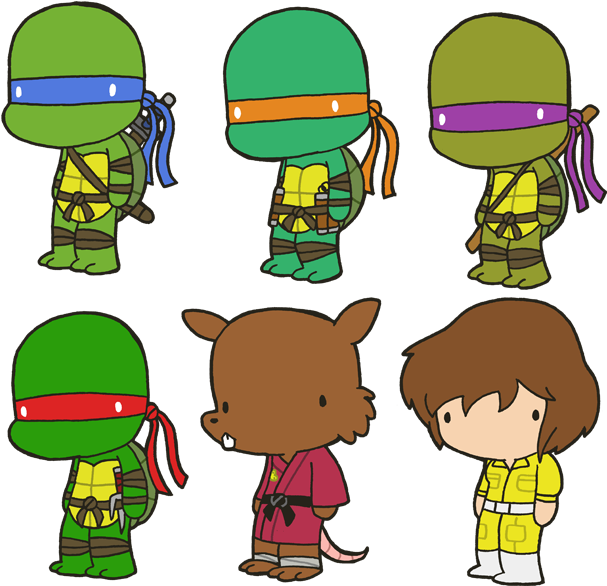 Ninja Turtles Clipart Pinterest - Teenage Mutant Ninja Turtles (610x625), Png Download