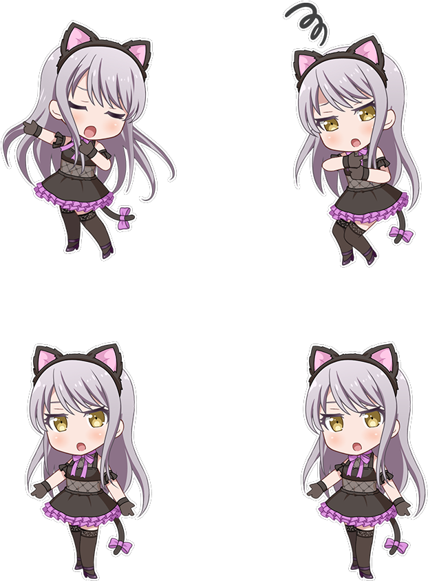My First Pair Of Cat Ears Chibi - Cat (703x911), Png Download