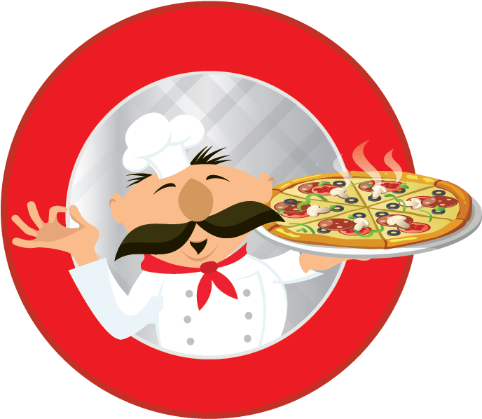 Free Pizza Logo (724x640), Png Download