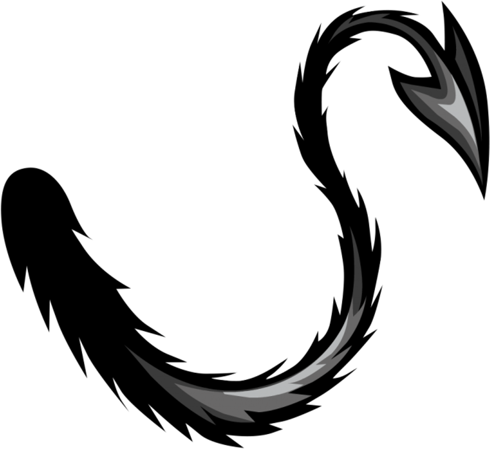 Demon Demontail Tail Freetoedit - Demons Tail Png (700x655), Png Download