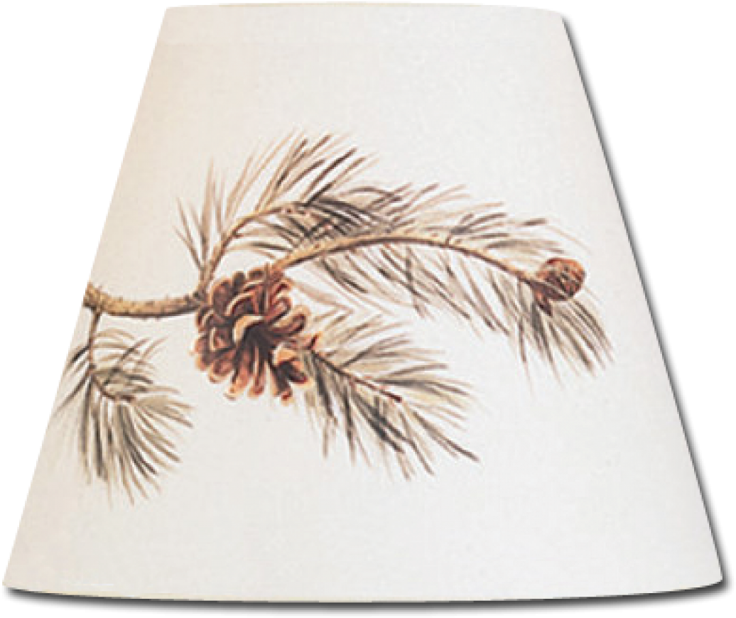 Pinebough - Pine Cone Lamp Shade (1080x1080), Png Download