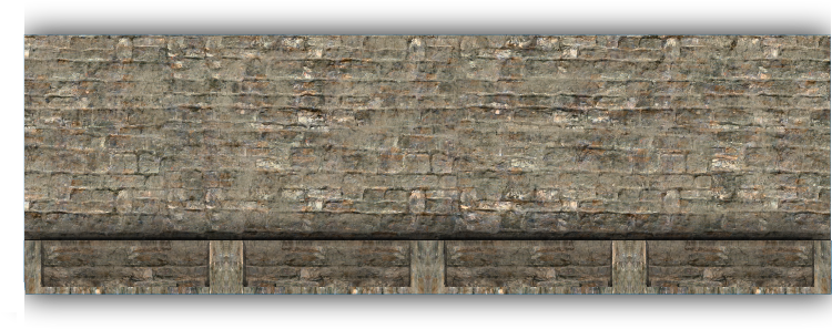 Castle Wall Png - Stone Castle Wall Png (799x371), Png Download