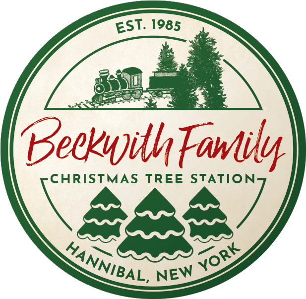 Beckwith Christmas Tree Station In Hannibal, New York - Christmas Tree (632x633), Png Download
