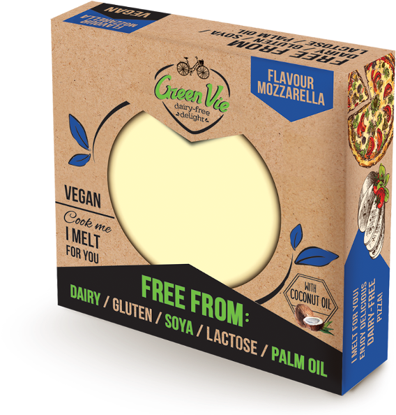 Mozzarella Flavour In Block - Green Vie Mozzarella (900x619), Png Download