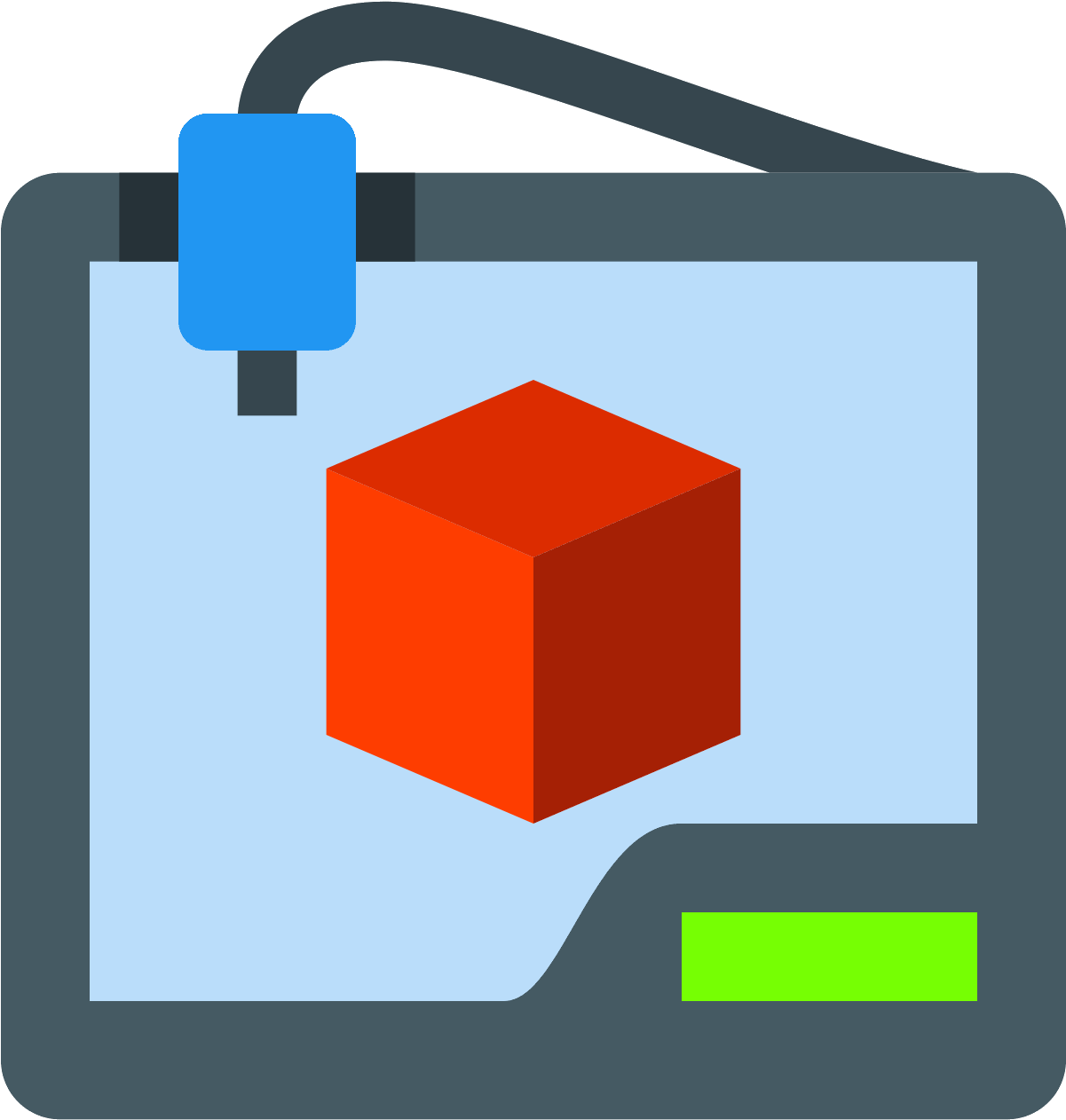 Imprimante 3d Icon - Badges (1600x1600), Png Download