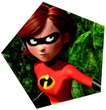 Vinyl Mrs - Incredible - Mr Incredible And Elastigirl Young (362x375), Png Download