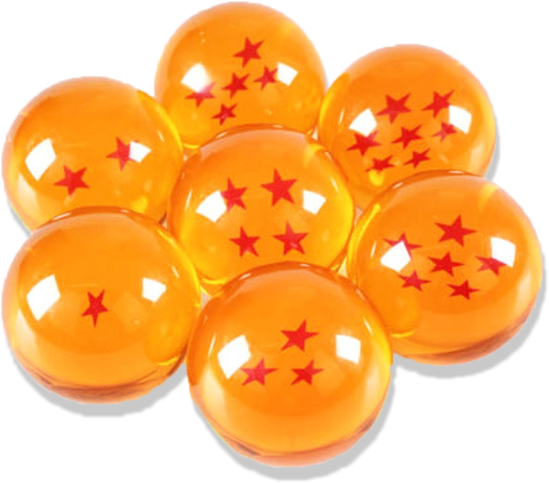Esferas Del Dragon - Dragon Ball Z 7 Balls - Free Transparent PNG Download - PNGkey
