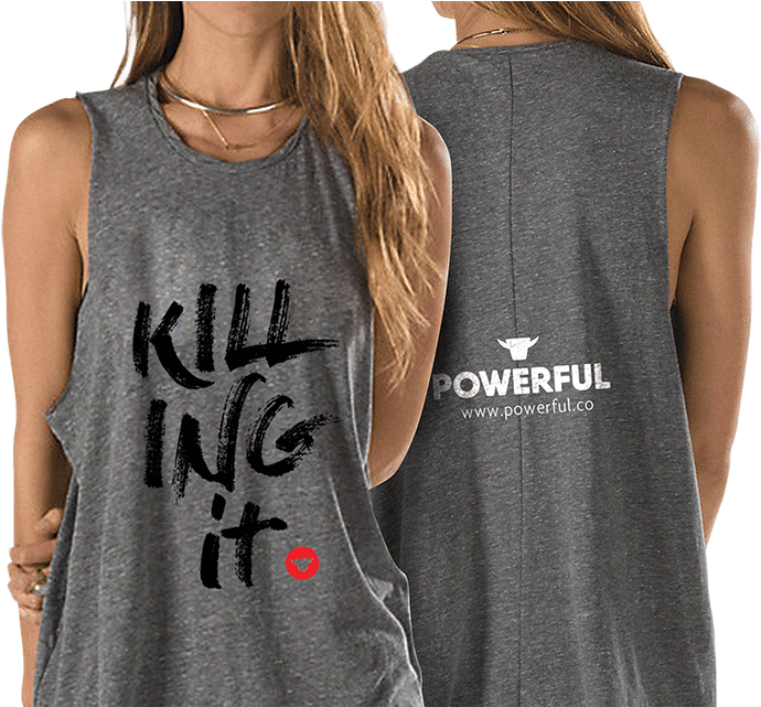 Killing It Dark Gray Shirt - Shirt (1000x640), Png Download