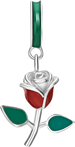 Charm Rosa Vermelha - Charm Rosa Vermelha - Jolie Natureza (800x800), Png Download