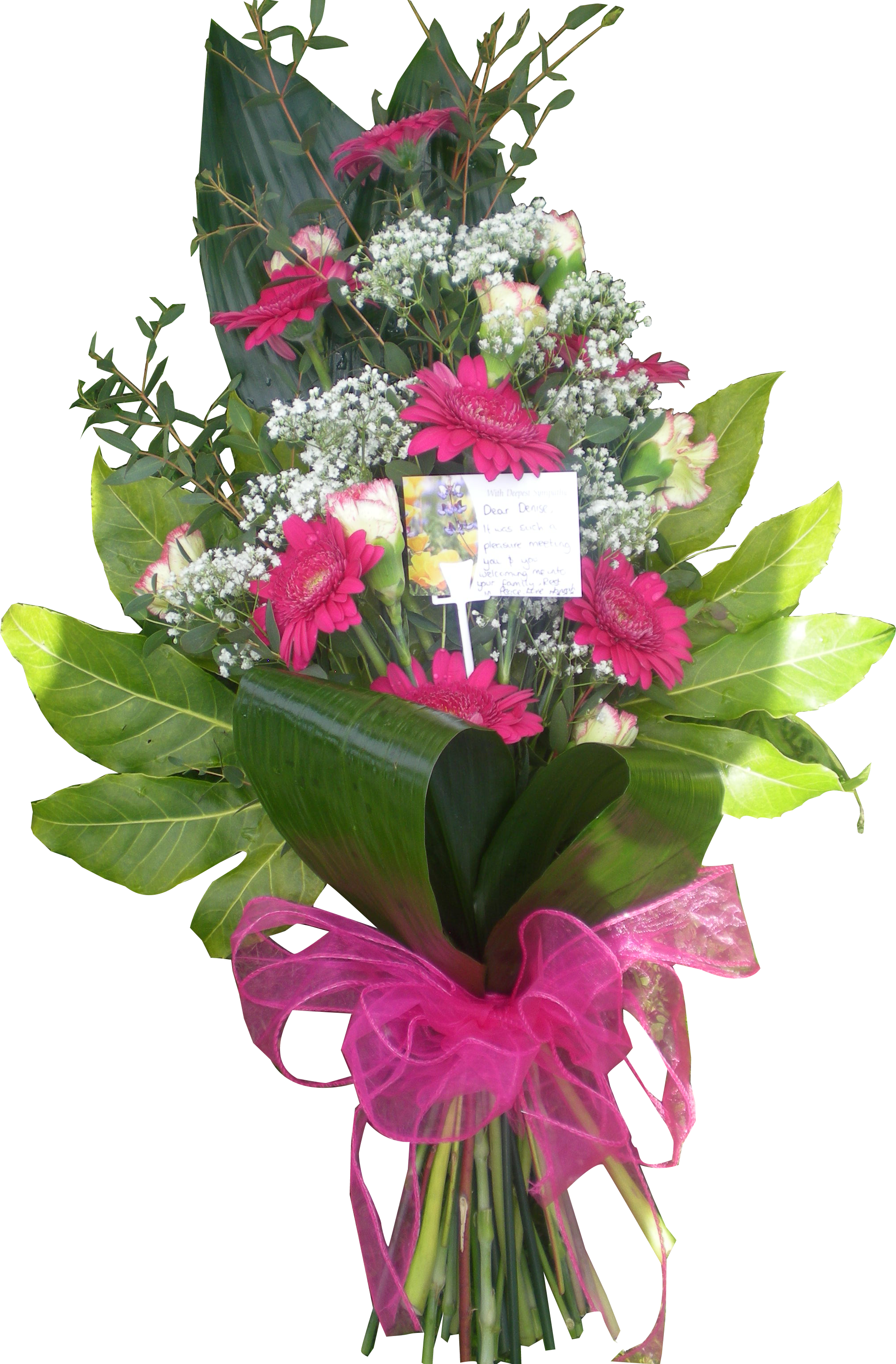 Www - Occasionangel - Co - Uk Hand Tied Floral Tribute - Bouquet (2019x3072), Png Download