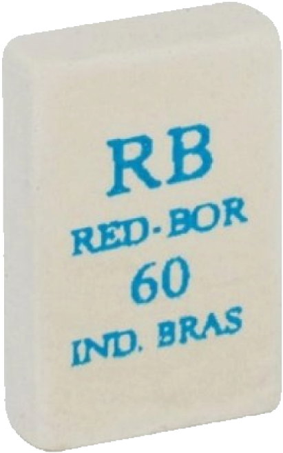 Borracha - Borracha Branca Ref.60 1 Unid - Red Bor (1000x1000), Png Download