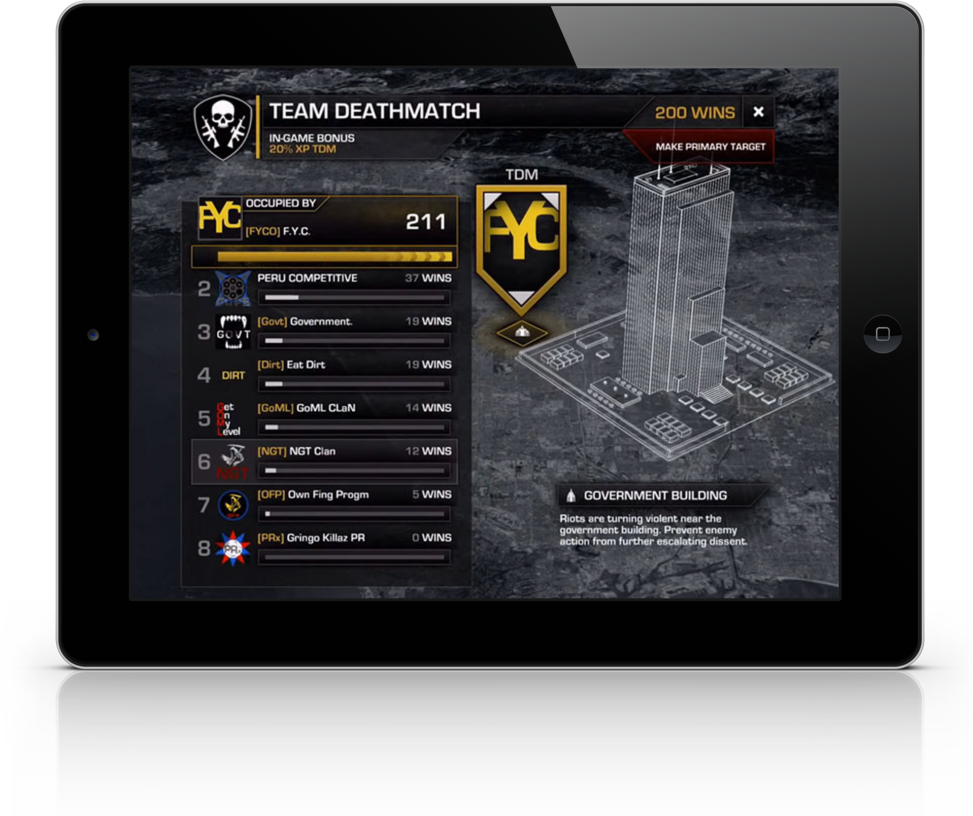 Call Of Duty - Call Of Duty Ghosts Clan Wars (1920x1696), Png Download
