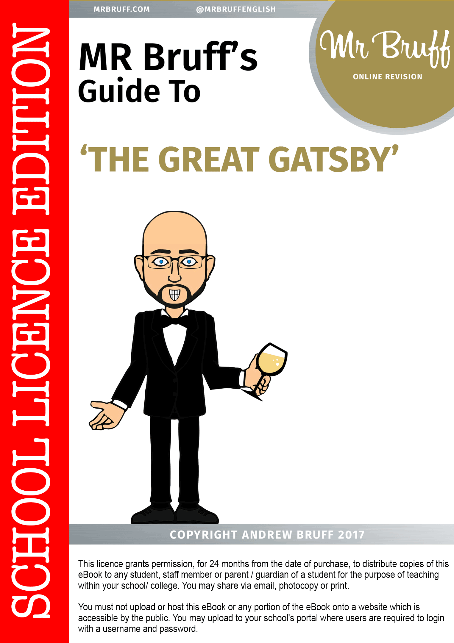 Mr Bruff's Guide To The Great Gatsby - Love English (2160x2160), Png Download