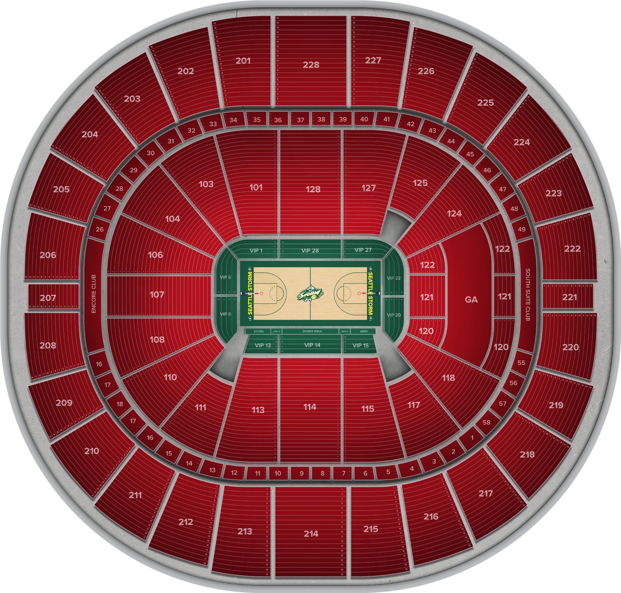 Los Angeles Sparks At Seattle Storm At Key Arena Jun - Seattle (2560x1936), Png Download
