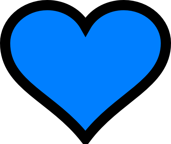 How To Set Use Blue Heart Icon Png - Scalable Vector Graphics (600x506), Png Download