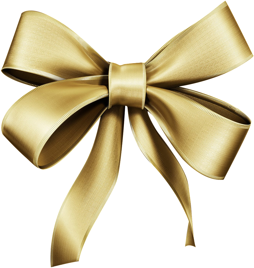 Golden Bow Transparent Decorative - Semana Mundial Do Aleitamento Materno (1024x995), Png Download