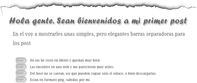 Barras Separadoras Simples, Geniales Para Los Post - Document (690x300), Png Download