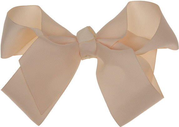 Rwc41703 18cm Ribbon Bow Cream - Satin (599x599), Png Download
