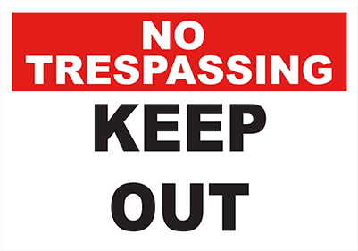 No Trespassing Authorized Personnel Only (400x400), Png Download