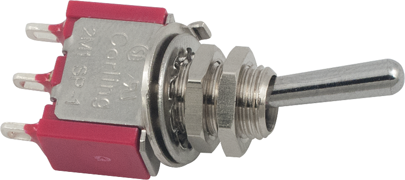 Carling, Mini Toggle, Spdt, 2 Position Image - Spdt Switch (800x356), Png Download