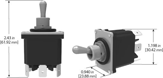 Designed To Comply With Mil Dtl 3950g Requirements - Switch (557x269), Png Download