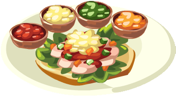 Tostadas - Tostadas Png (358x358), Png Download