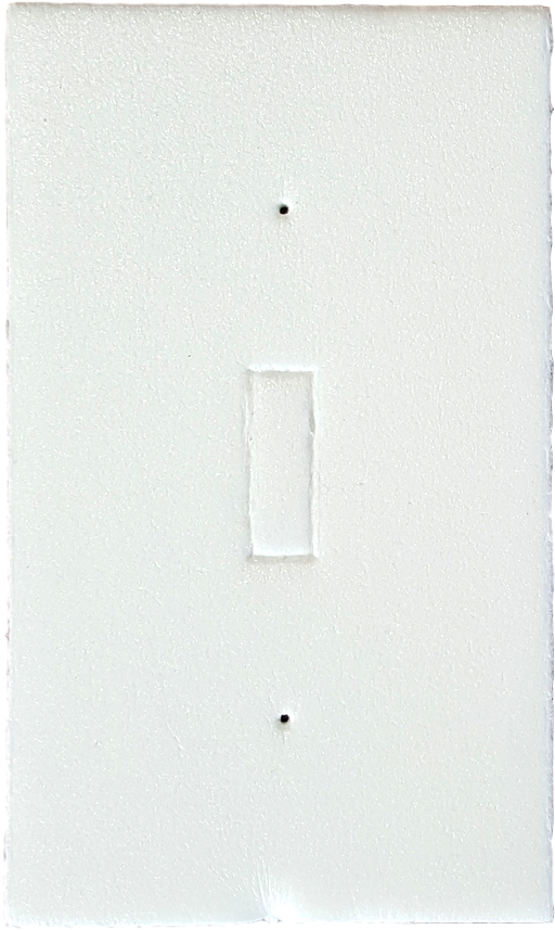 Foam Insulating Gasket Light Switch - Slope (1200x901), Png Download