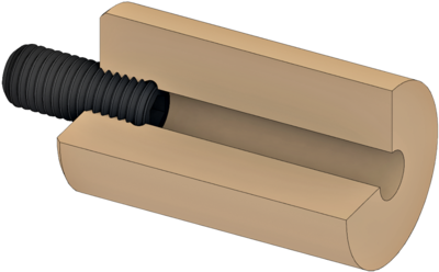 End-stop Blanks Accessories - Wood (410x410), Png Download