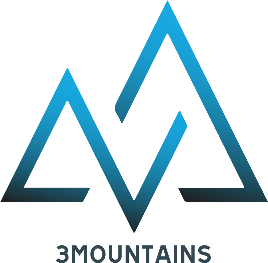 3 Mountains Trading - Logo Designs Mountain (1000x958), Png Download