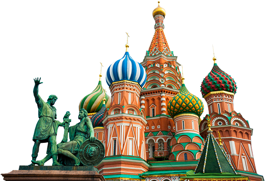 A Foothold In Russia - Saint Basil's Cathedral (550x371), Png Download