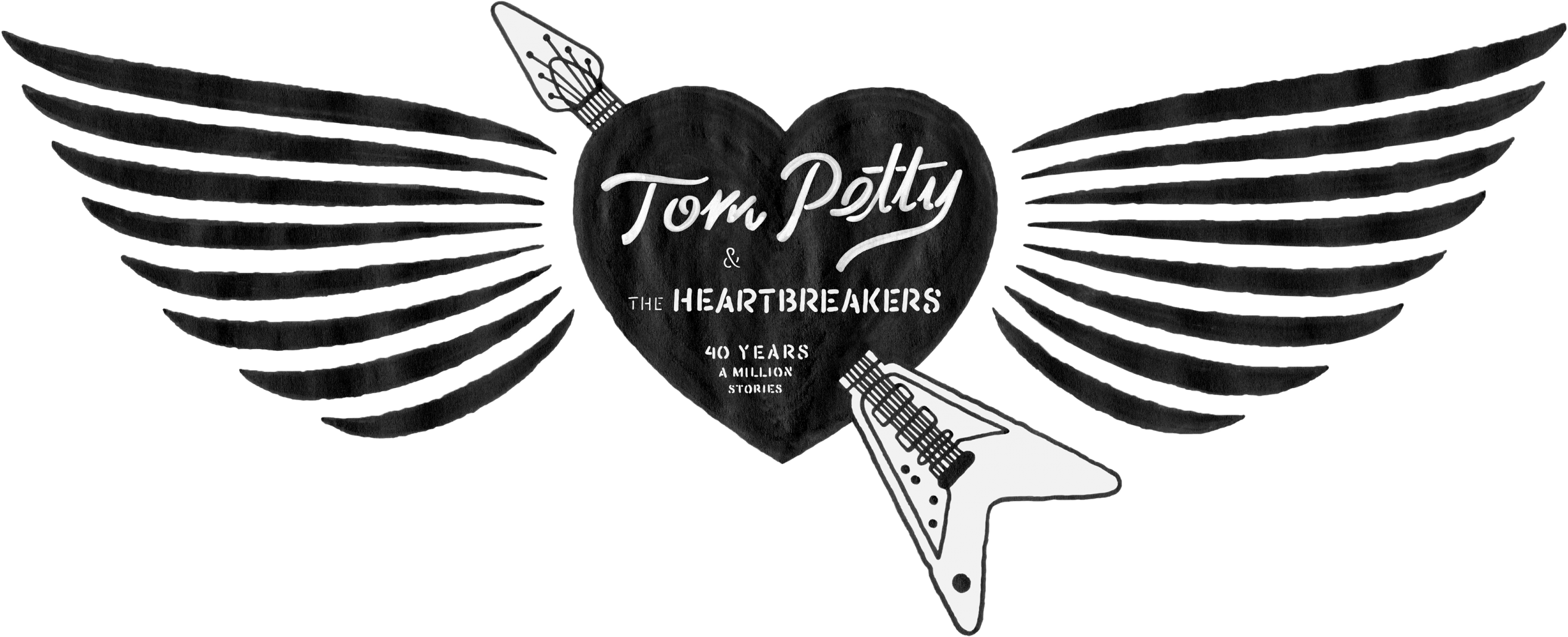 Tom Petty Logo Black (2560x1090), Png Download